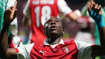 Imagem de Golo de Dorgeles nos ‘descontos’ dá preciosa vitória ao Sporting de Braga