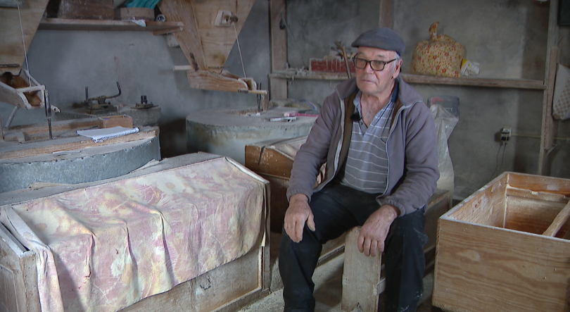 Imagem de Aqui há história: Francisco da Gama é moleiro há mais de 20 anos (vídeo)