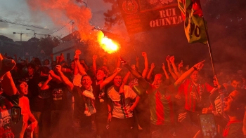 Imagem de Barreiros em festa com a subida de divisão do Marítimo (vídeo)