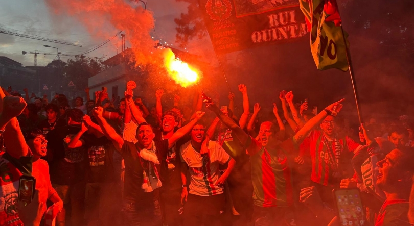 Imagem de Barreiros em festa com a subida de divisão do Marítimo (vídeo)