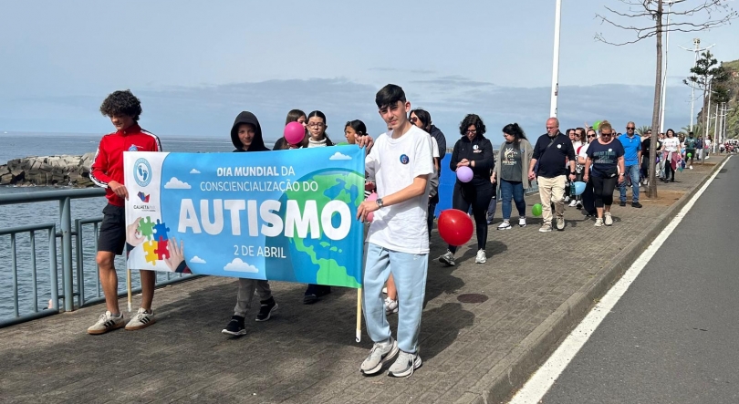 Imagem de Caminhada pelo autismo aconteceu na Calheta (vídeo)