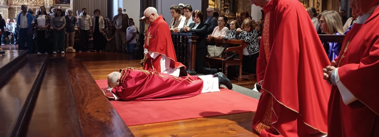 Imagem de Bispo lembra guerras na Ucrânia e na ‘Terra Santa’ (vídeo)