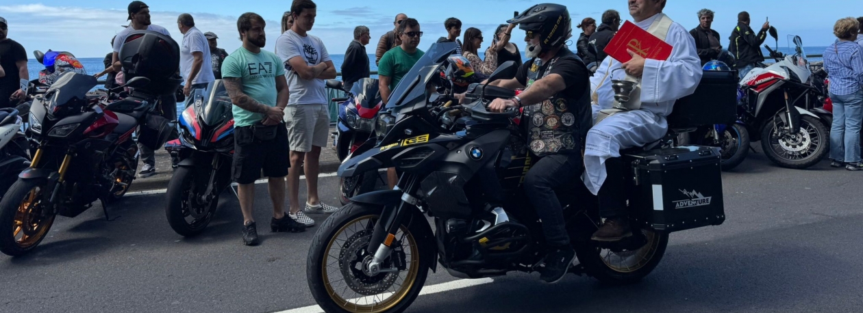 Imagem de Dia do motociclista sem cortejo pela ilha (vídeo)