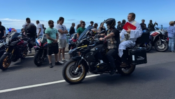 Imagem de Dia do motociclista sem cortejo pela ilha (vídeo)