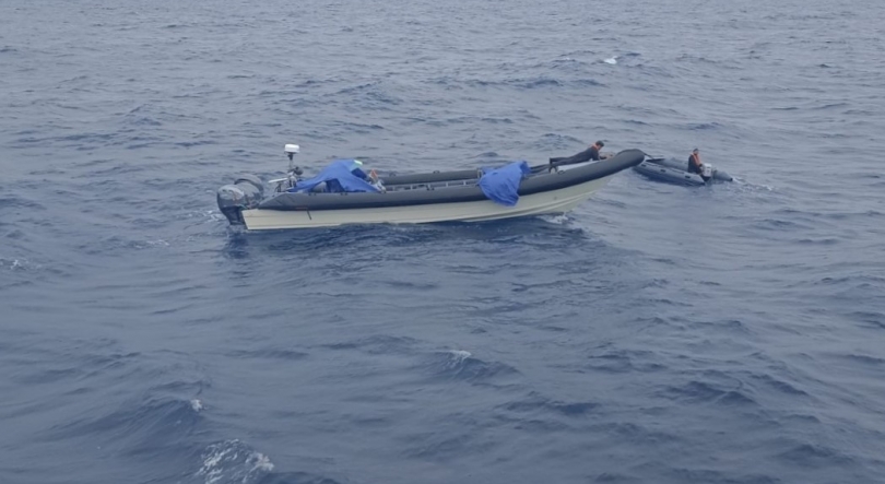 Imagem de Embarcação suspeita apreendida a norte da Madeira