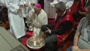 Imagem de Muitos fiéis participaram na missa da Ceia do Senhor (áudio)