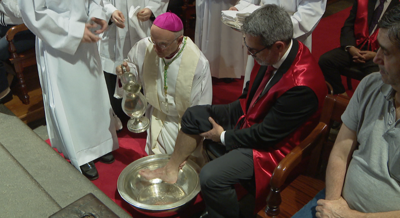 Imagem de Muitos fiéis participaram na missa da Ceia do Senhor (áudio)