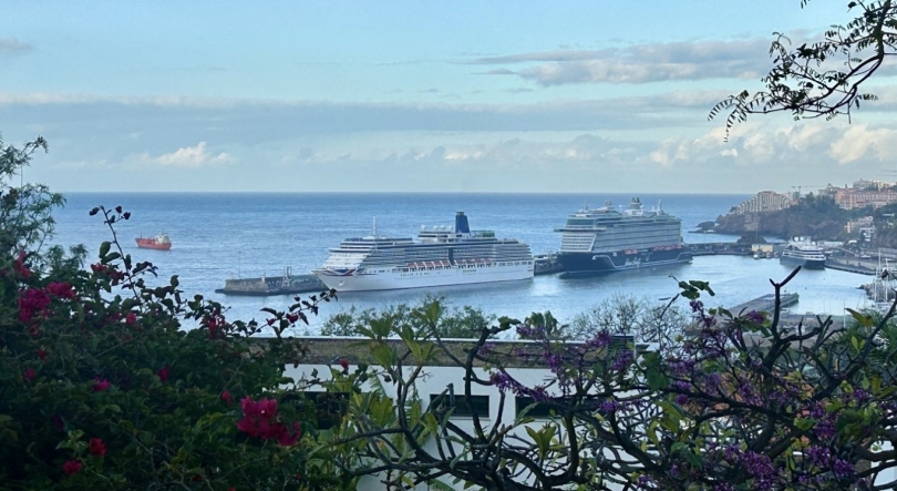 Imagem de Dia movimentado no Porto do Funchal