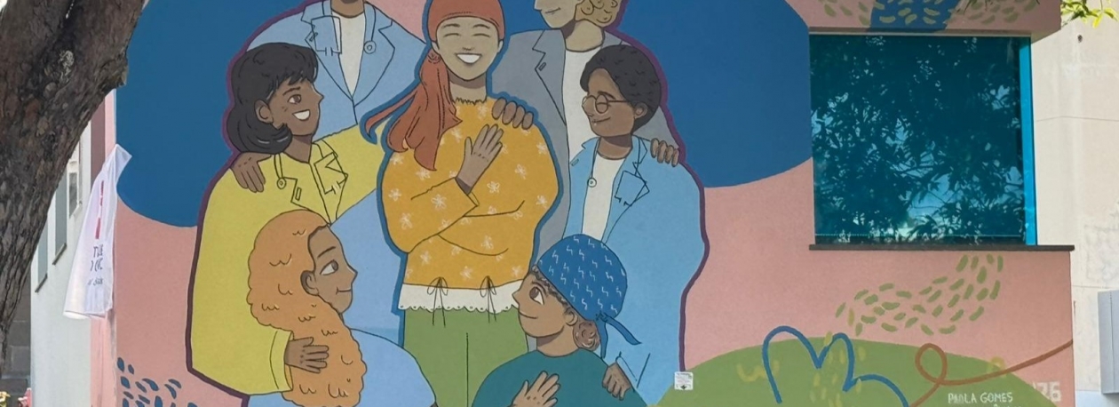 Imagem de Novo mural quer dar cor e esperança a doentes (vídeo)