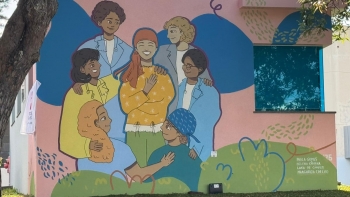 Imagem de Novo mural quer dar cor e esperança a doentes (vídeo)