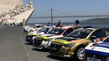 Américo Gouveia em estreia no Rali de Lisboa.