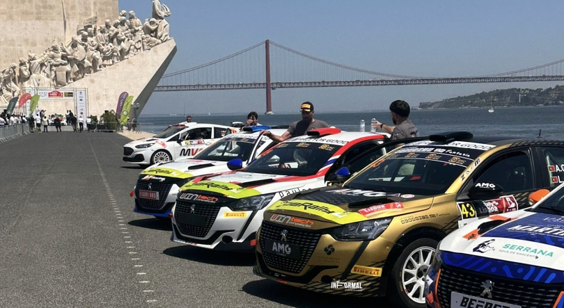 Américo Gouveia em estreia no Rali de Lisboa.
