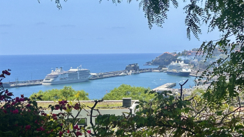 Dois navios de cruzeiro a passar a noite no Funchal
