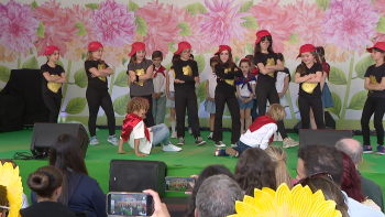 Dança escolar anima Festa da Flor com participação de 15 escolas (vídeo)