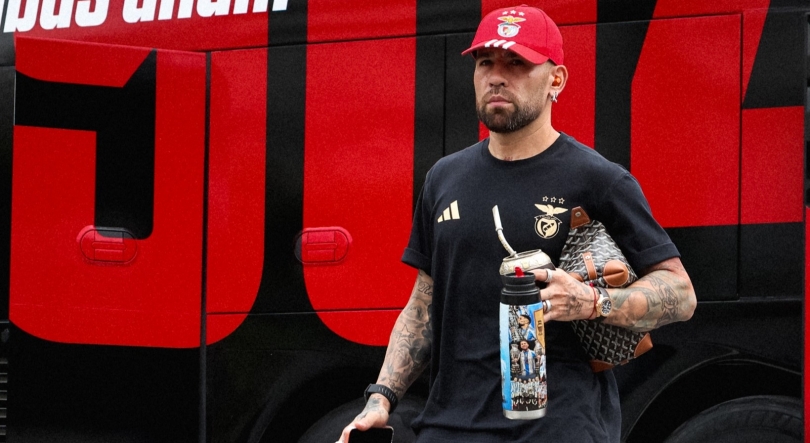 Otamendi castigado com um jogo, Rui Costa suspenso 25 dias