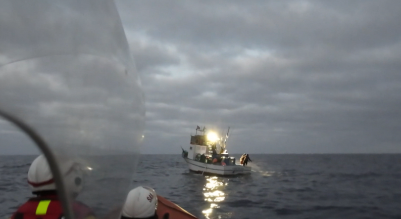 SANAS resgatou cinco pescadores a 9 milhas das Desertas