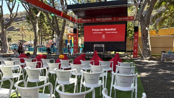 Câmara de Machico instalou um ecrã gigante para ver os jogos do Mundial (áudio)