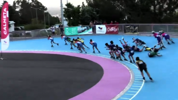 Acidente afasta Jéssica da pista de patinagem (vídeo)