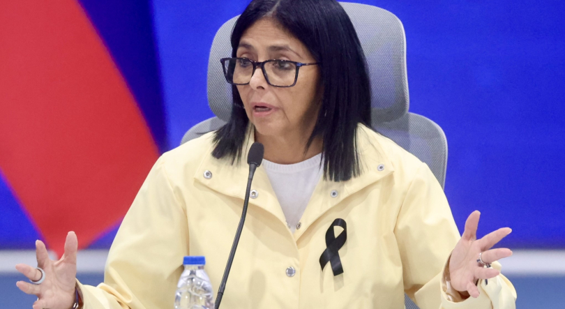 Delcy Rodríguez pede suspensão das sanções para facilitar resposta