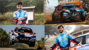 Gonçalo Henriques e Hugo Lopes no Rali da Madeira