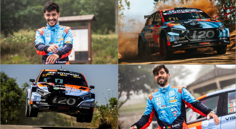 Gonçalo Henriques e Hugo Lopes no Rali da Madeira