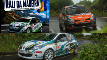 Três Clio R3 no Rali Madeira