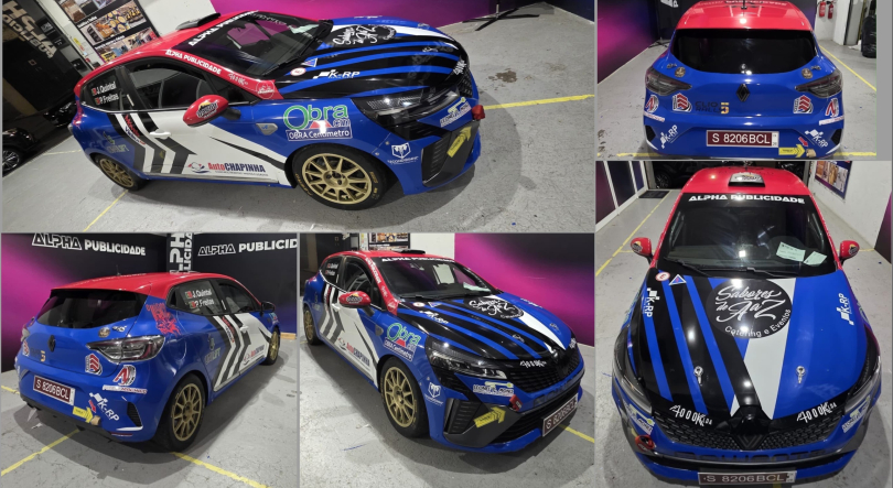 João Quintal com o Renault Clio Rally5