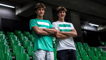 Enzo Santos e Salvador Santos no Sporting
