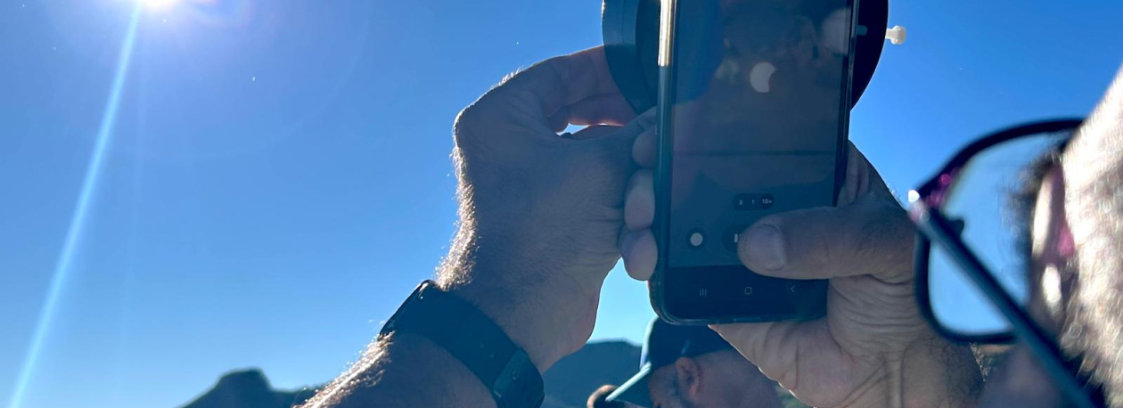 Muitos curiosos assistiram ao eclipse no Pico do Areeiro (vídeo)