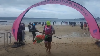 Bernardo Pereira e Sara Sotero campeões da Europa SS2 de canoagem de mar (vídeo)