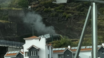 Acidente grave na via rápida em Santa Cruz