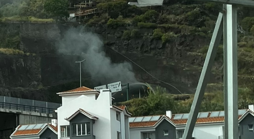 Acidente grave na via rápida em Santa Cruz