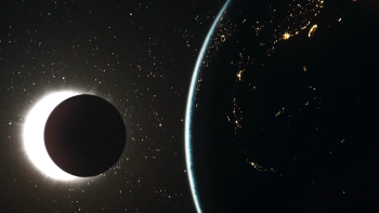 Linha reta perfeita entre a Terra, a Lua e o Sol (vídeo)