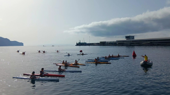 Porto do Funchal foi palco das primeiras pagaidas