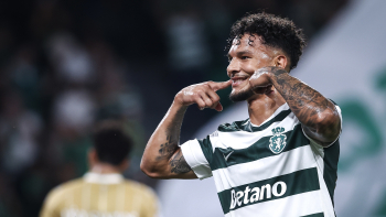 Nacional perde pela margem mínima ao intervalo com o Sporting