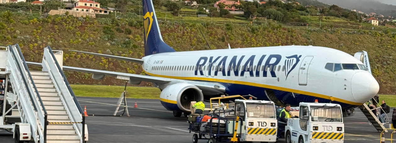 Já está disponível a possibilidade de obter os recibos das viagens aéreas com NIF na Ryanair
