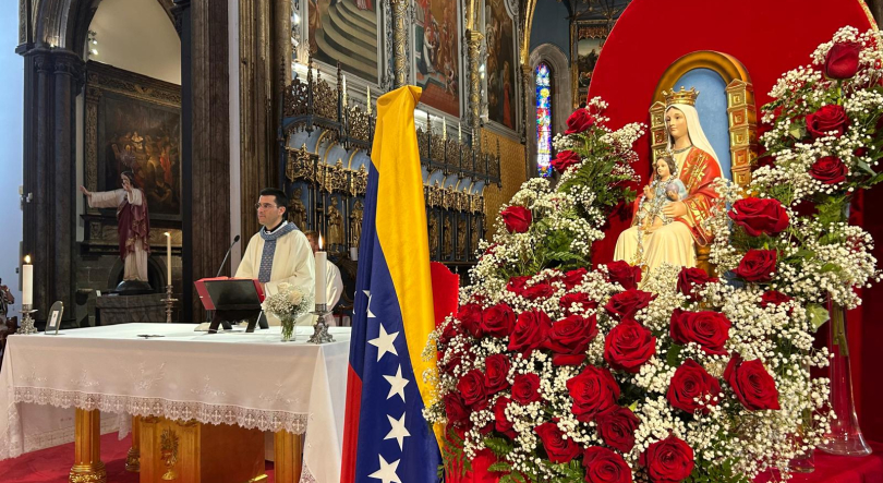 Comunidade lusodescendente homenageia padroeira da Venezuela (vídeo)