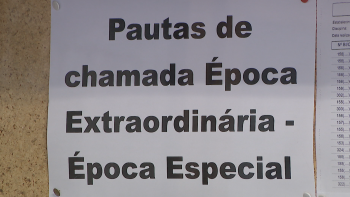 Maioria dos inscritos para a época especial não realizou o exame (vídeo)