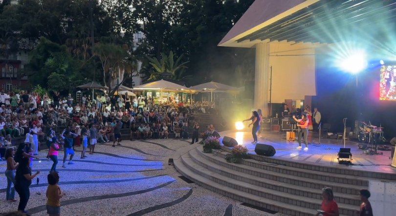 Homenagem às migrações no Jardim Municipal (vídeo)