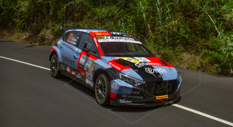 Américo Gouveia com Hyundai i20 Rally2