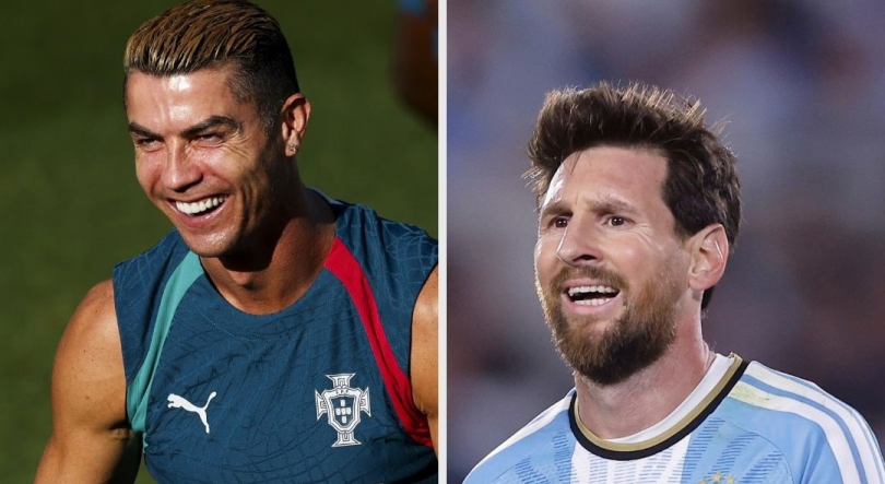 Ronaldo deixa mensagem a Messi na despedida da seleção argentina