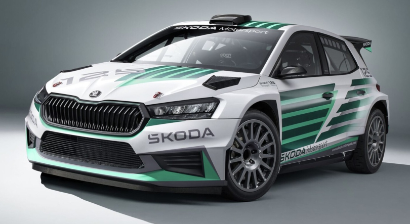 João Silva com o Škoda Fabia RS Rally2