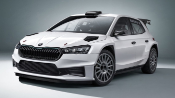 Rui Pinto com um Skoda Fabia RS Rally2