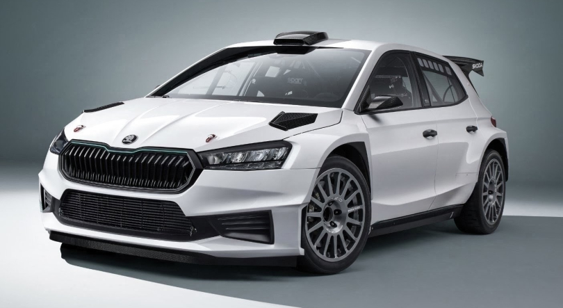 Rui Pinto com um Skoda Fabia RS Rally2