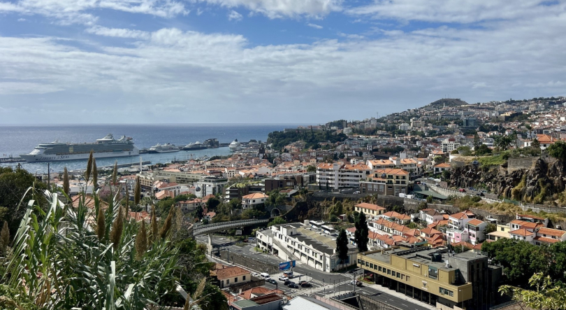 Porto do Funchal a receber quatro navios de cruzeiro